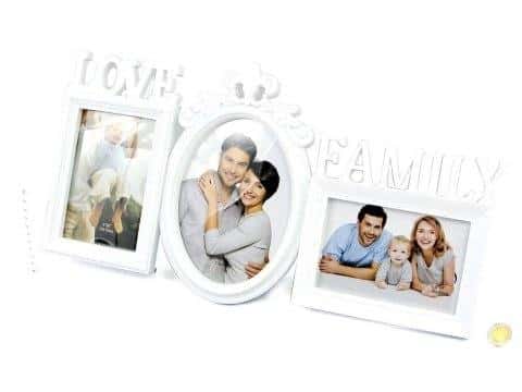 Photo frame for 3 photos - triple frame for photo memories