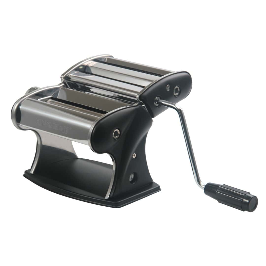 KINGHoff manual pasta machine, 3 thicknesses: 2, 6, 150 mm, steel