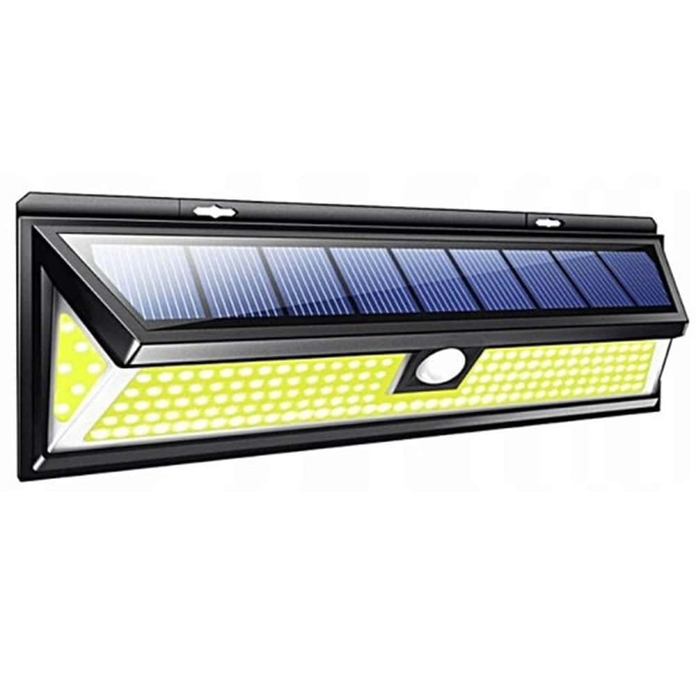 LED Floodlight with sensor and solar panel - Light up your garden ecologically!