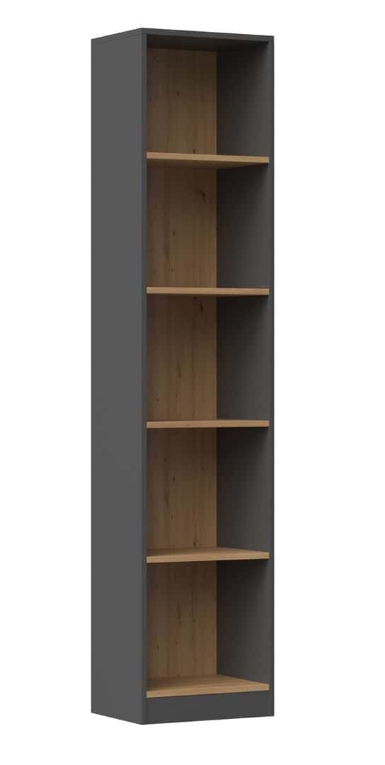 Shelf R40 - Standing shelf anthracite/artisan 40x30xH181 cm