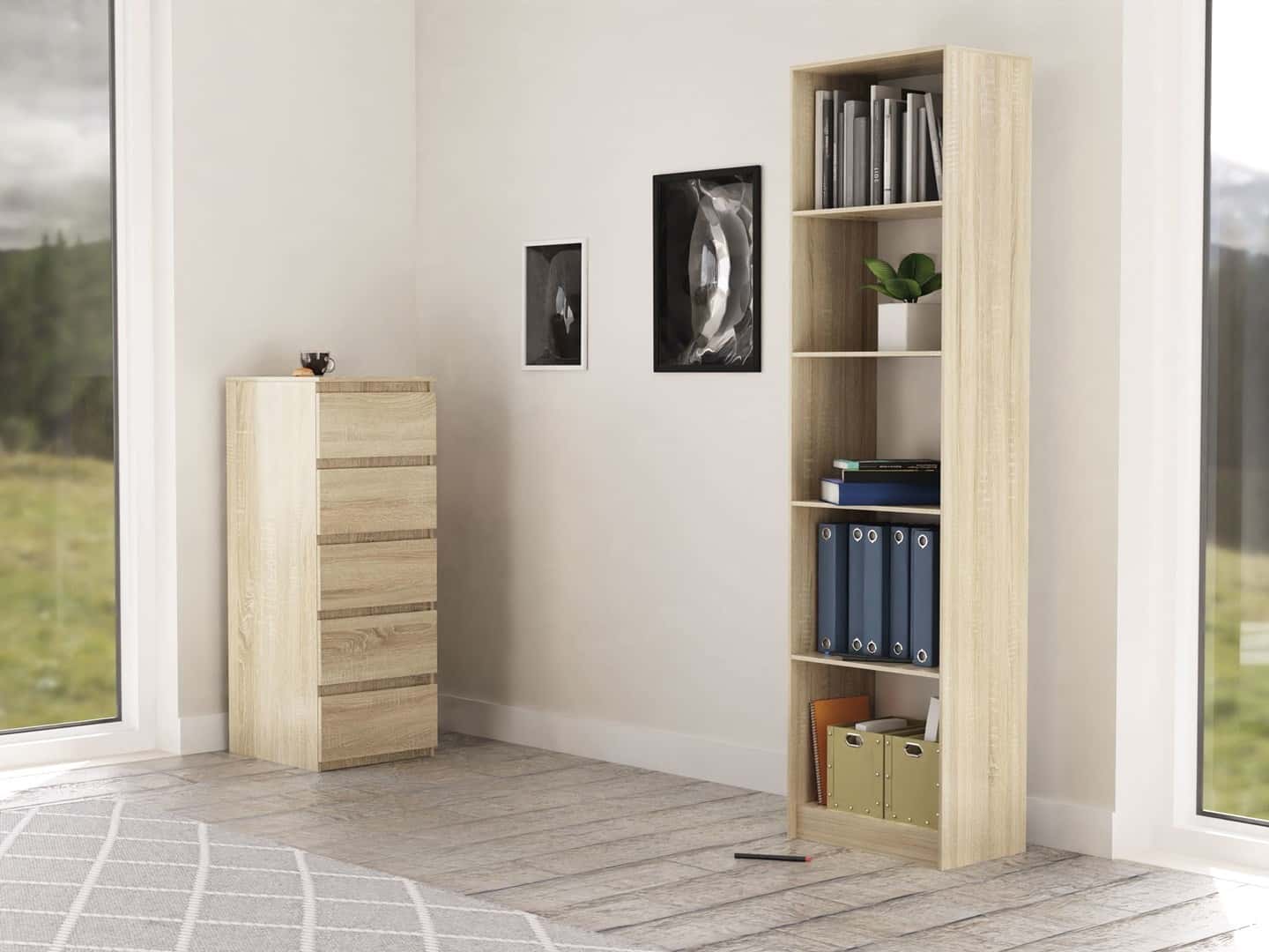 Shelf R50 - Sonoma Oak - universal and stylish