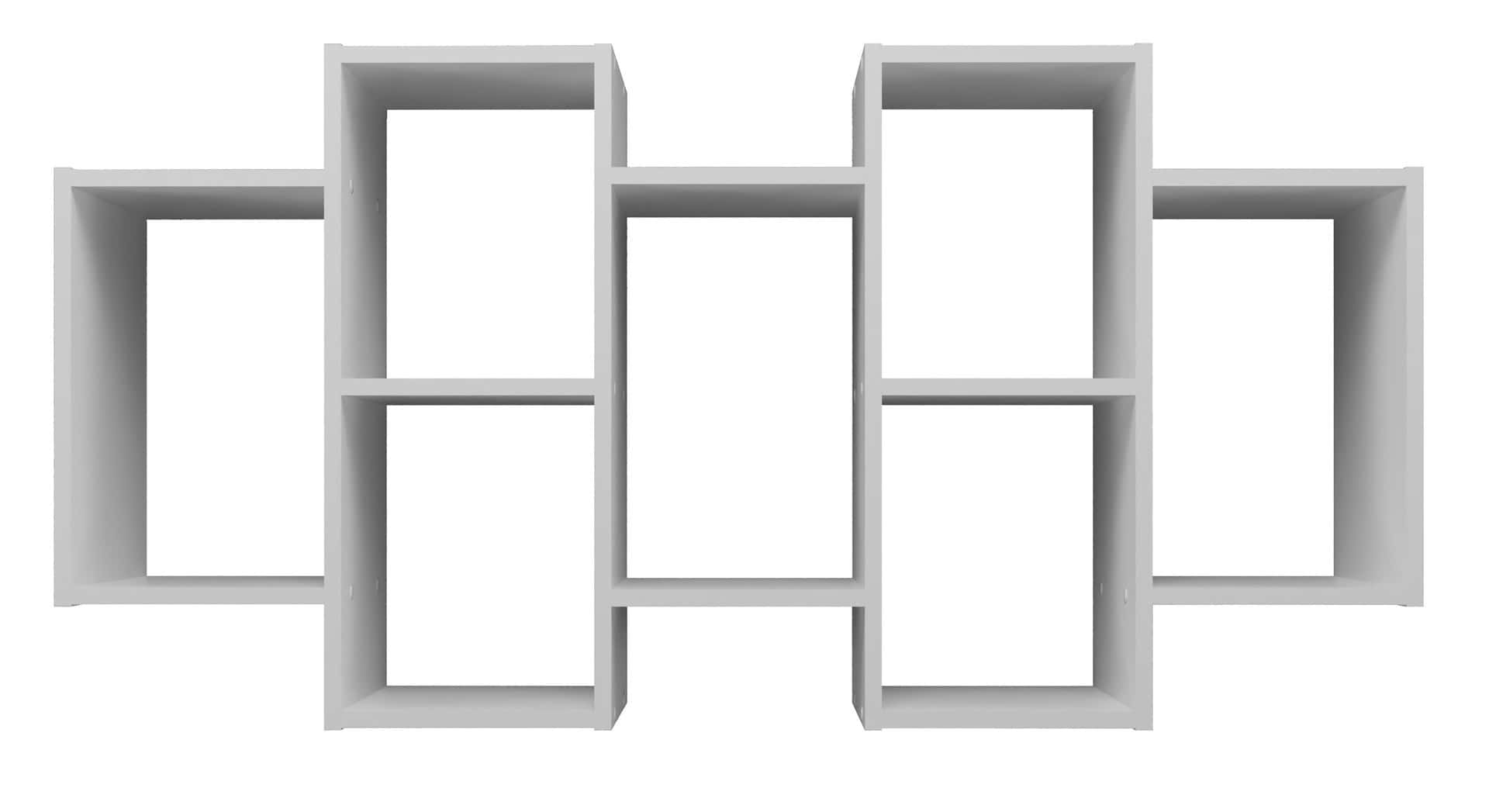 Wall shelf Bilbao 7.0 - wall shelves white matt