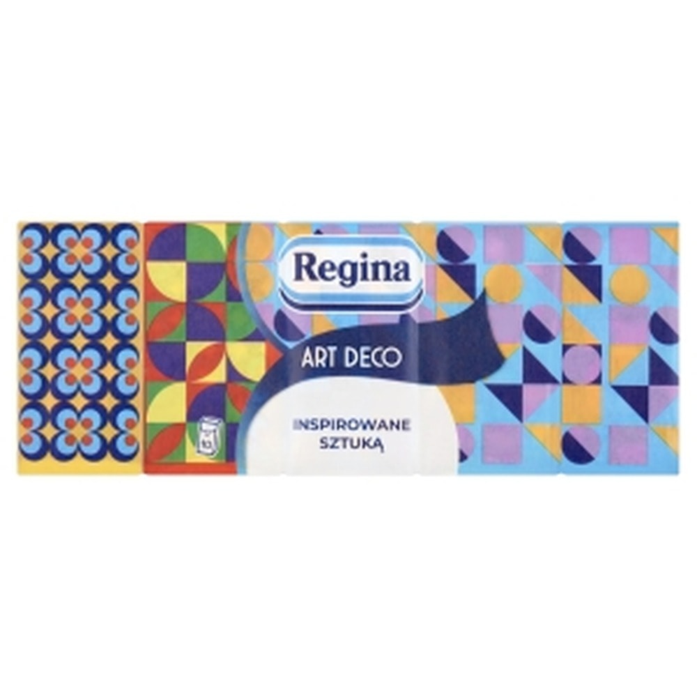 Regina Art Deco - Hygienic Tissues 9x10 4-ply - Delicacy and Style
