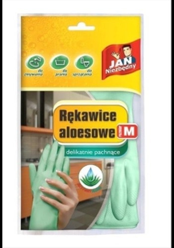 JAN Aloe Vera Protective Gloves Size M - comfort and hand protection