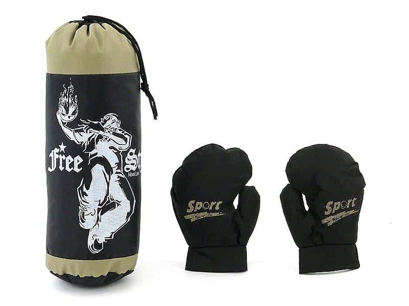 Boxing set: gloves and punching bag - ideal for training