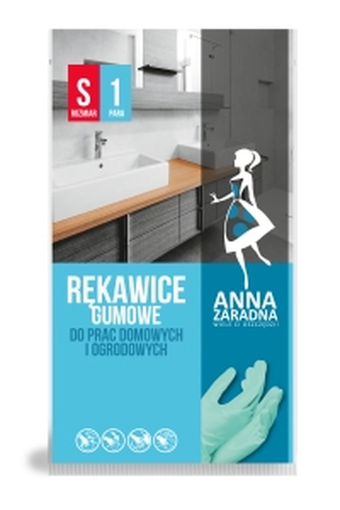 Anna Zar Rubber gloves size S - perfect for household chores