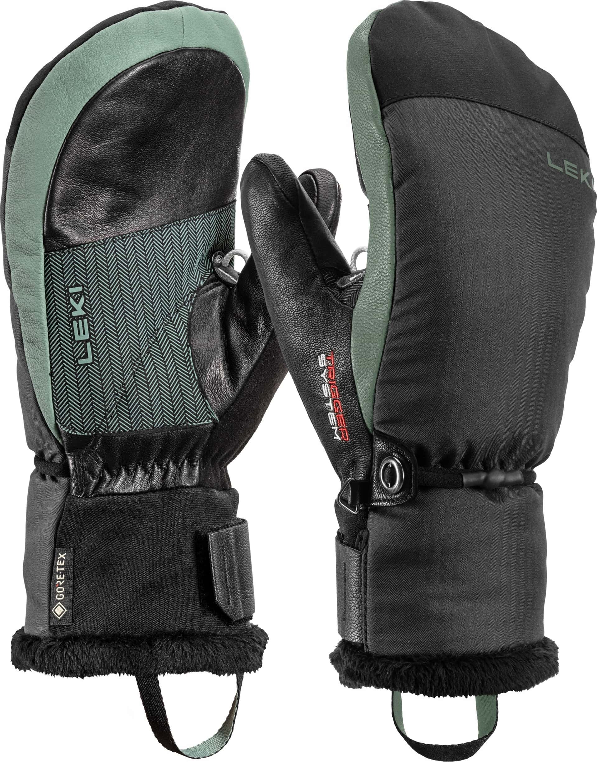 Leki Lantana 3D GTX Women Mitt - Black Women's Ski Gloves