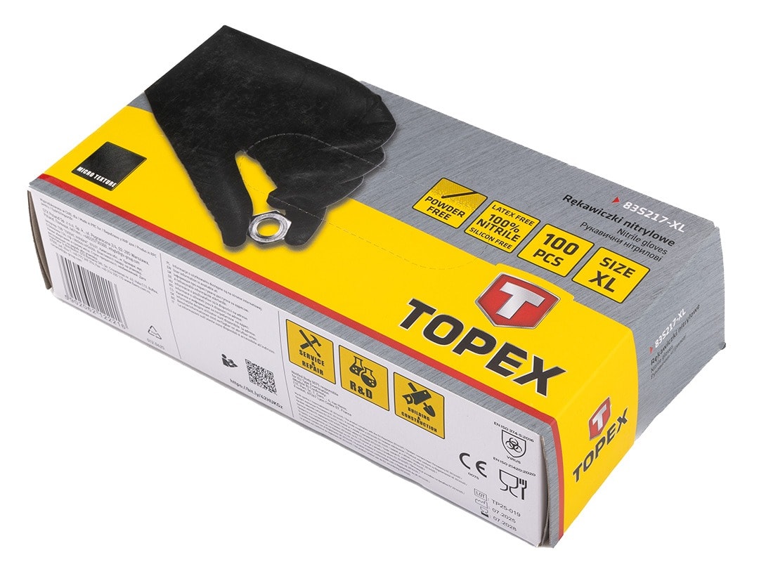 NEO TOOLS Nitrile gloves XL - 100 pieces powder-free for your protection