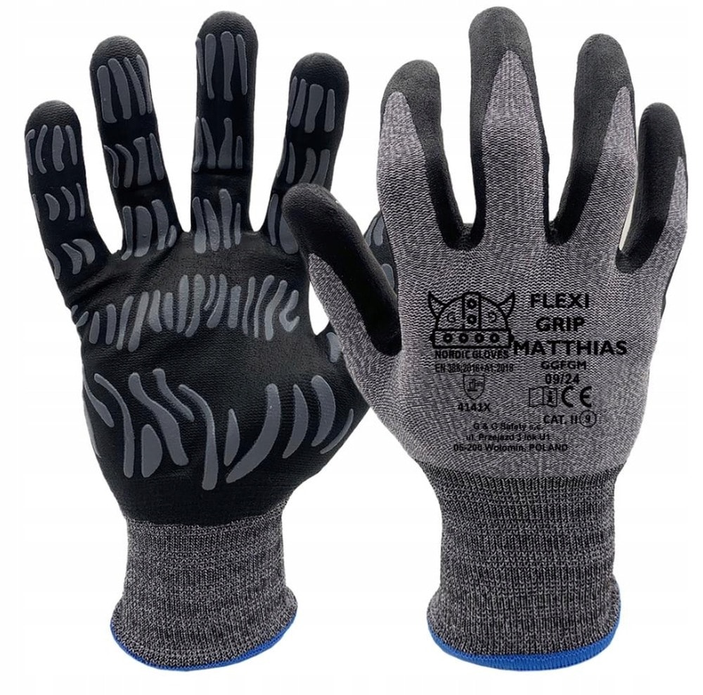 Nylon-Spandex Work Gloves M/8 - Comfort and Protection