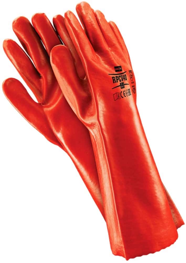 Protective workshop gloves PVC polyamide XL/10 - ideal for mechanical work