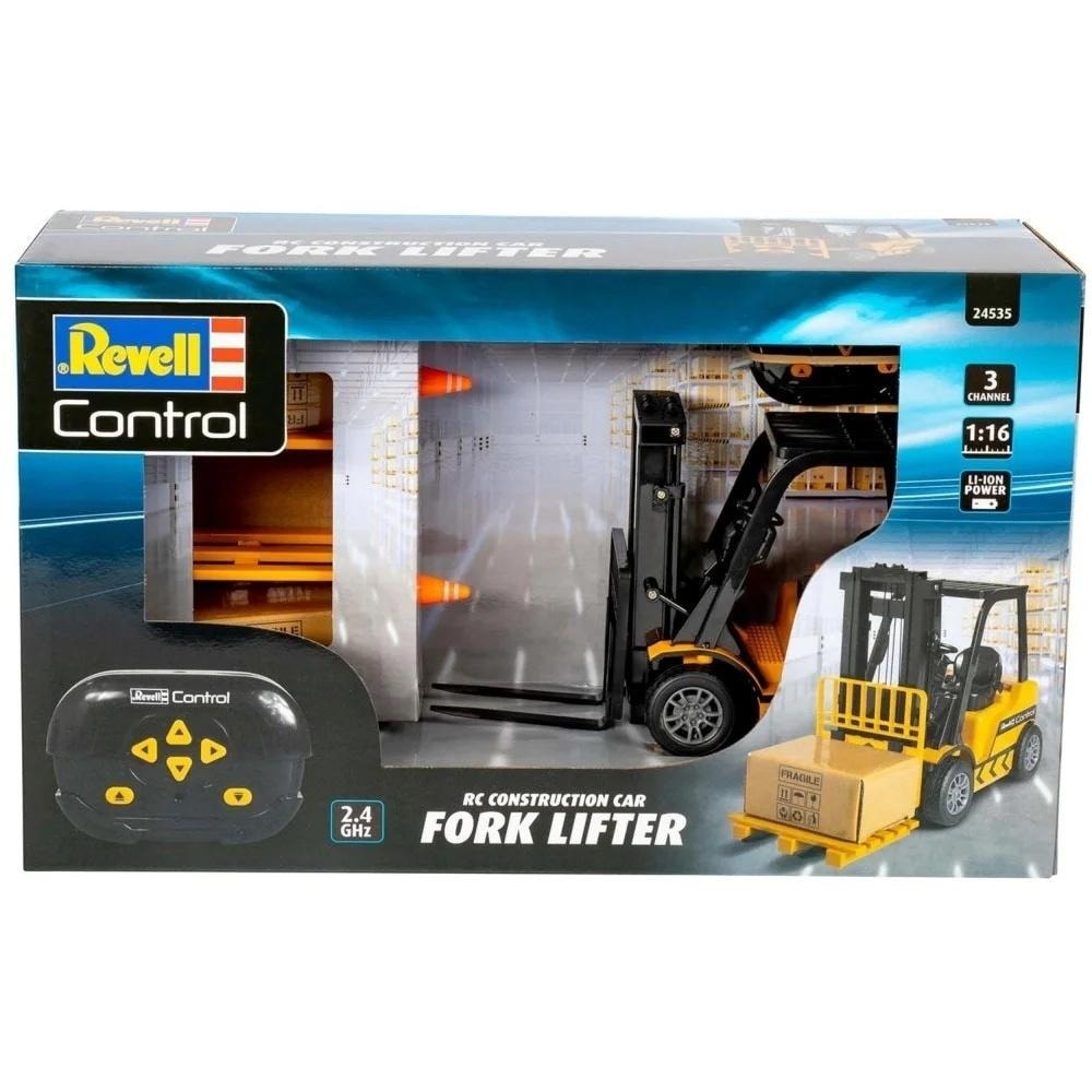 Revell Remote controlled electric forklift 1:16 - perfect gift for modelers