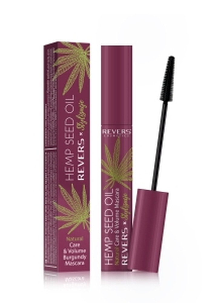 Revers Mascara Hemp Seed Oil Burg - burgundy mascara with hemp seed oil