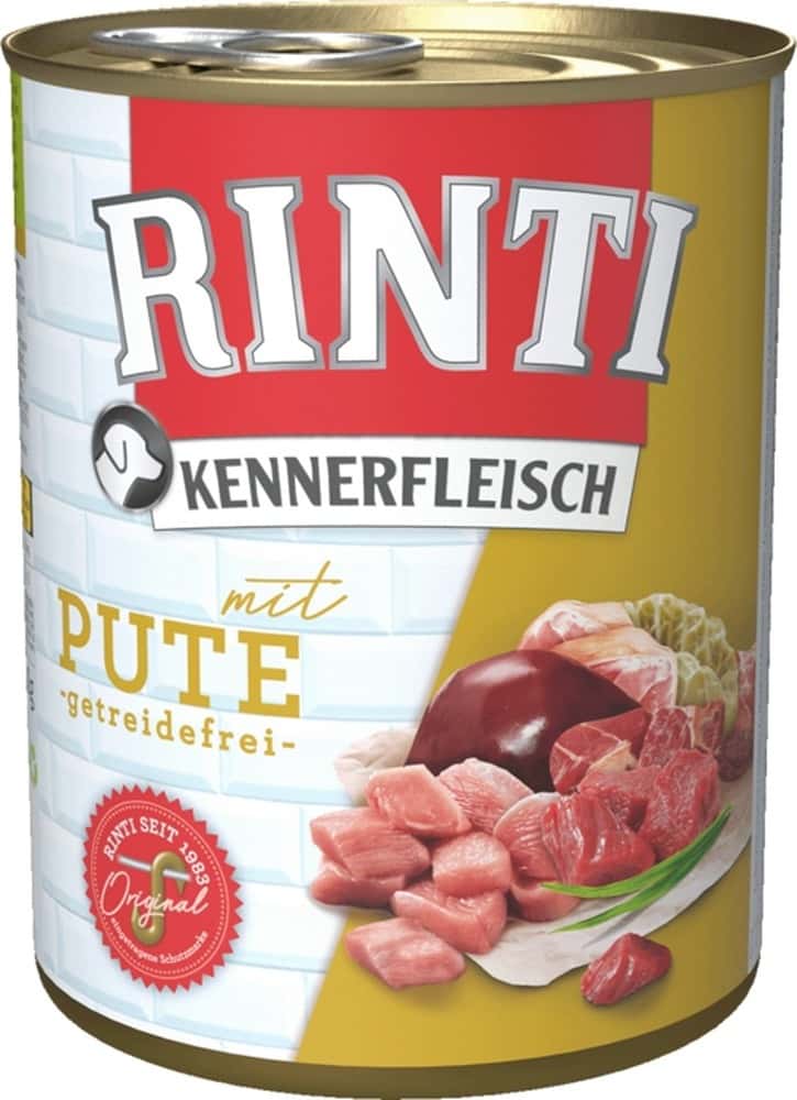 Rinti Kennerfleisch Turkey - Complete dog food 400g