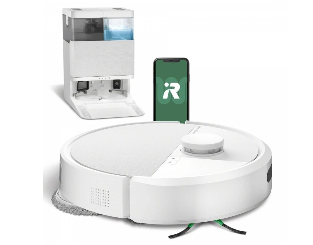 iRobot Roomba Combo Plus 405 - Robot vacuum cleaner with mopping function and AutoWash Station