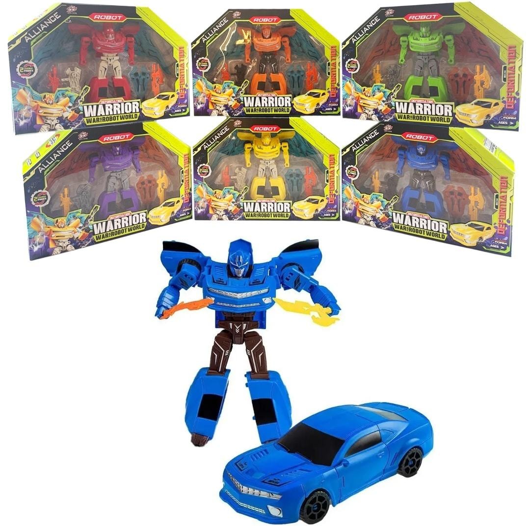 Transforming car robot MIX - Warrior Warrobot World - perfect gift