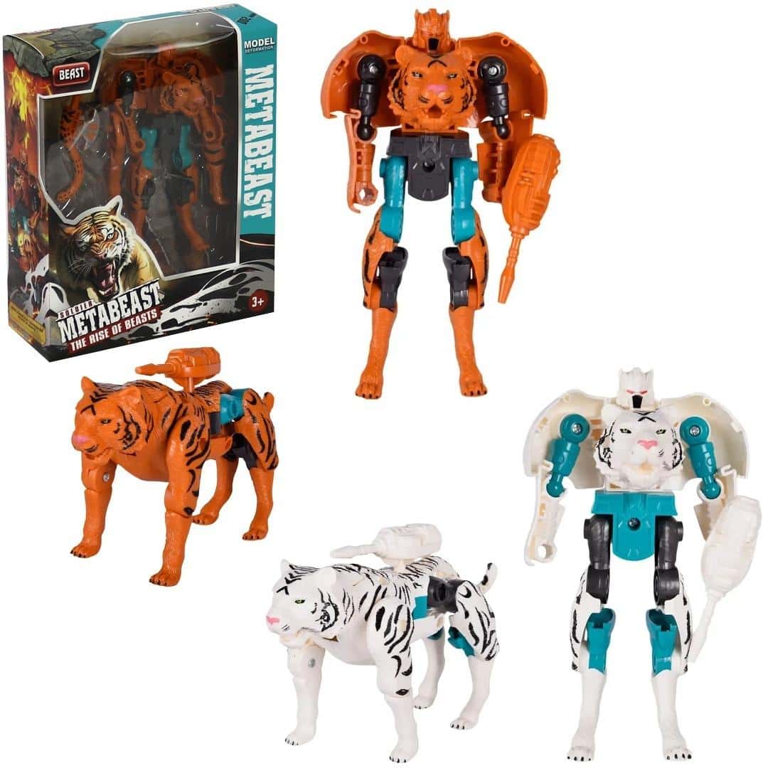 METABEAST Robot Tiger - Transforming figure two variants