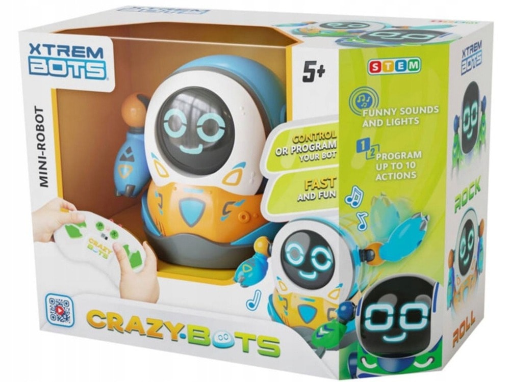 Xtrem Bots Robot R/C Roll - interactive robot for children
