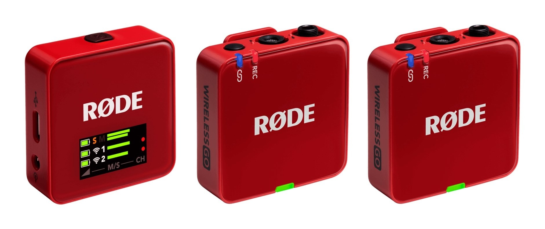 RODE Wireless GO III Red - Wireless Microphone System (red)