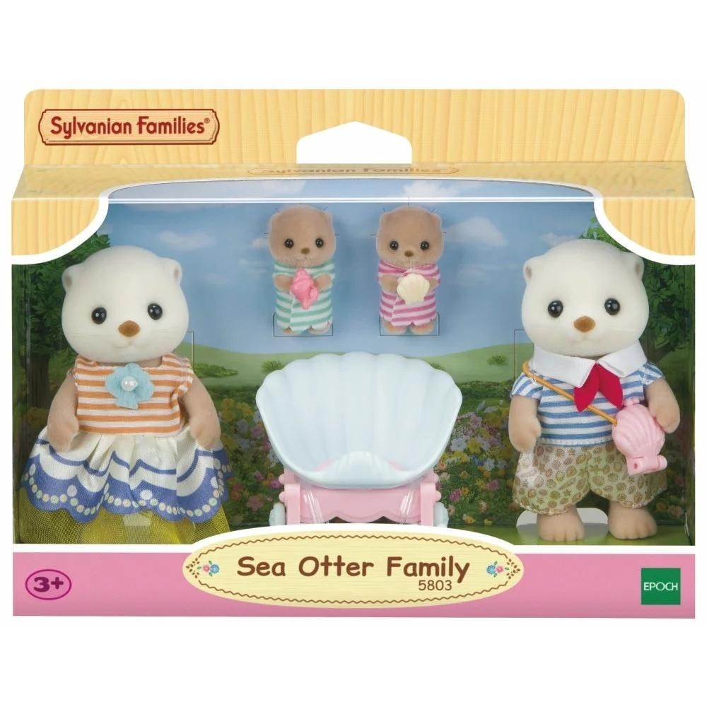 Sylvanian Families Sea Otter Family - figures developing imagination