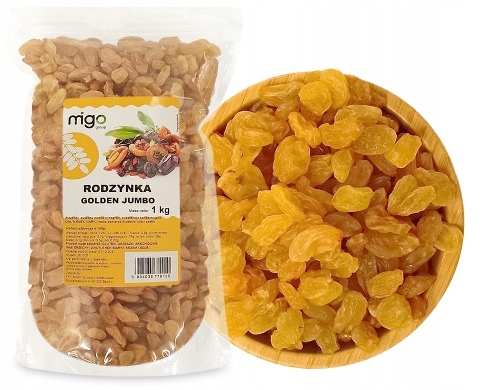 Bakal Jumbo Gold Raisins 1 kg - ideal for baking