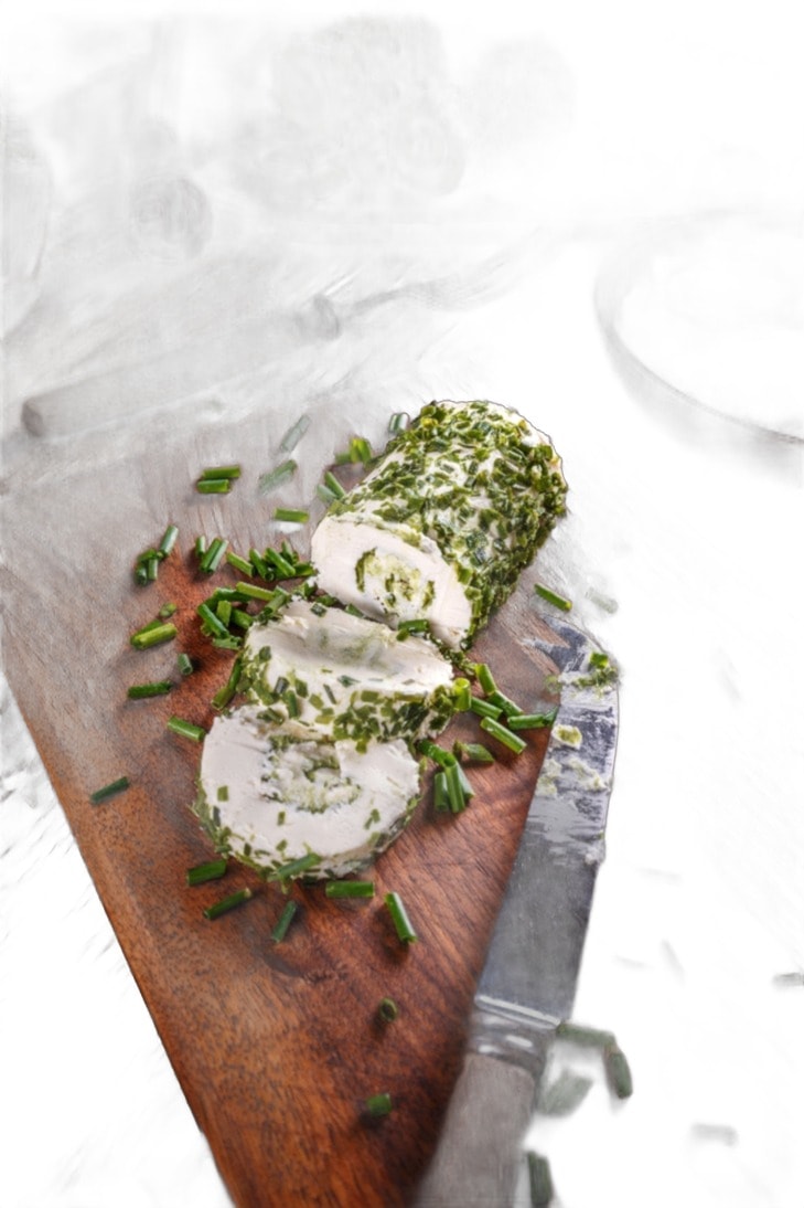 TEM Goat Cheese Roll CZO/ZIOŁA - Goat cheese with garlic and herbs 100g