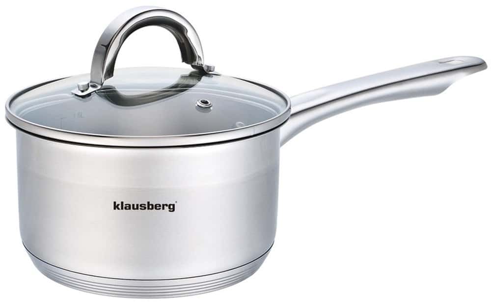 Klausberg Steel Saucepan - Ø16cm 1.5l perfect for every kitchen