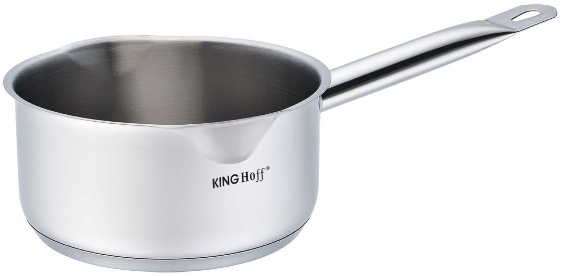 Kinghoff Steel Saucepan - small stainless steel saucepan 0.5l
