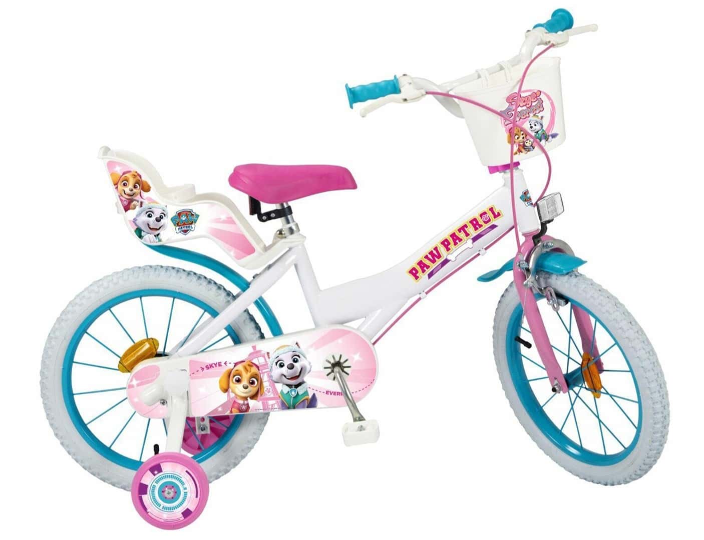 TOIMSA Children's Bicycle 16" Paw Patrol White - perfect as a gift