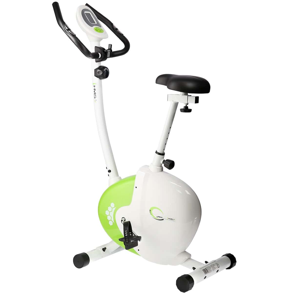 HMS Magnetic bike M9239 - white-green, ideal for home workouts