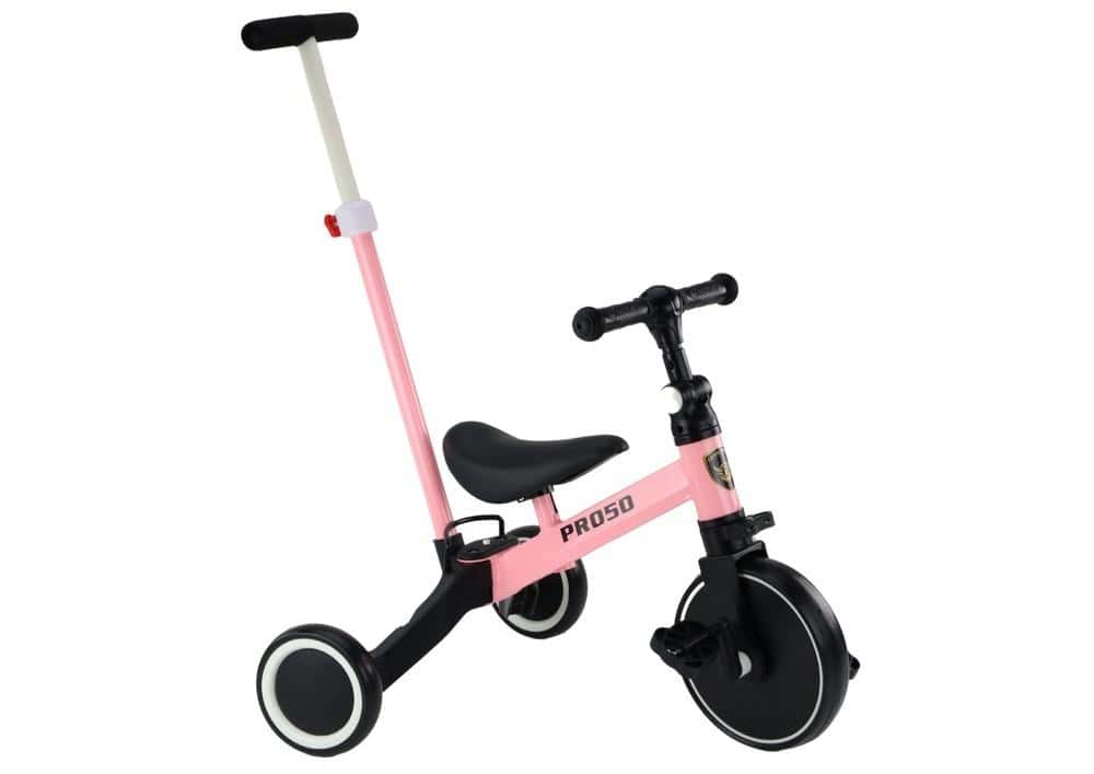 PRO50 Tricycle with handle - pink, perfect as a gift