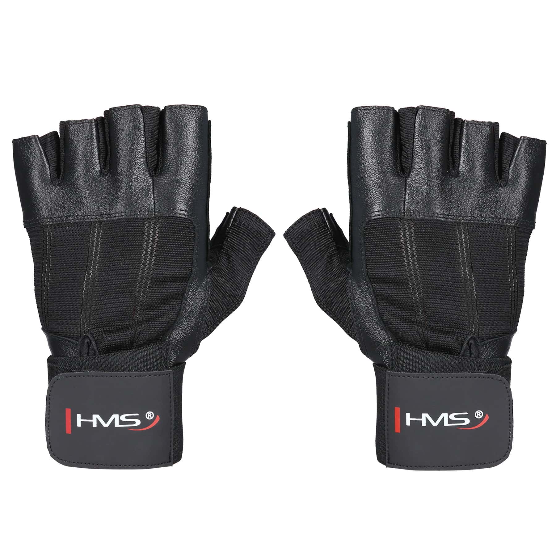 HMS RST04 Black Gym Gloves - perfect for strength training