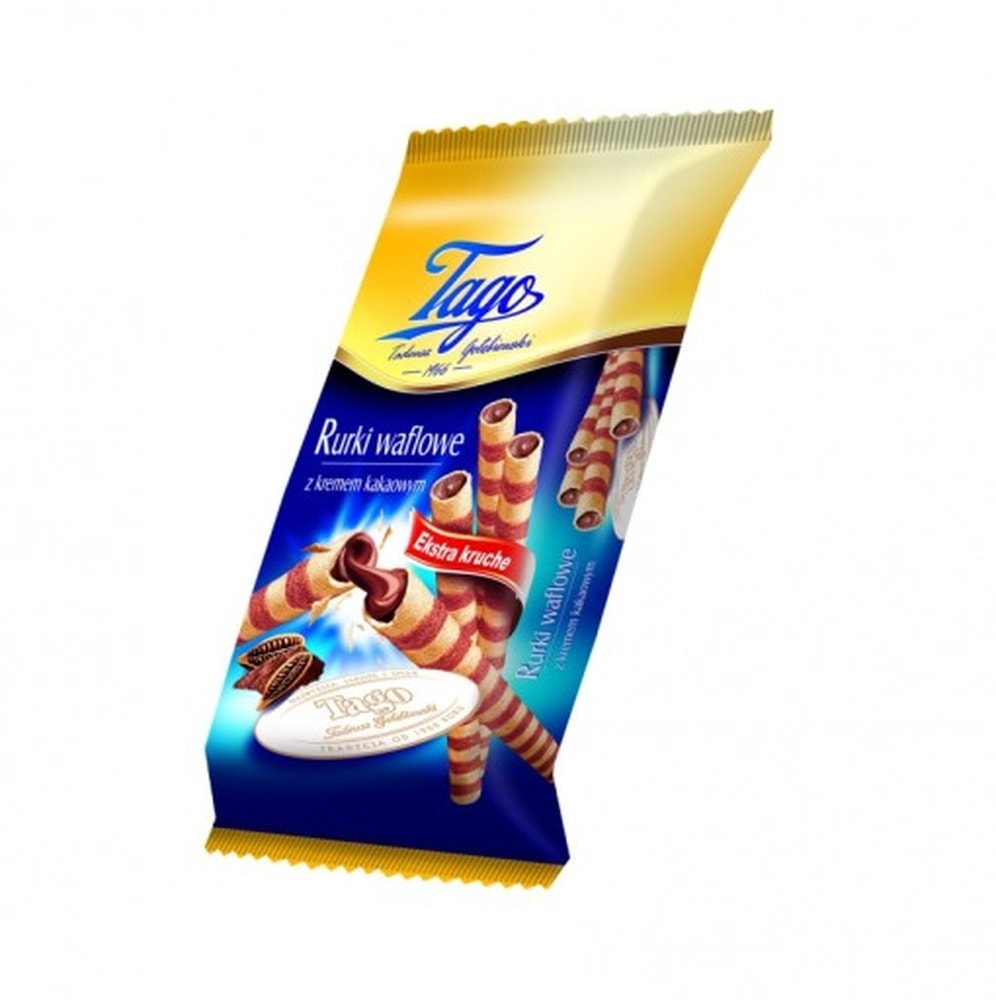 Tago Wafer Roll with Cocoa Cream 150 g - crispy snack