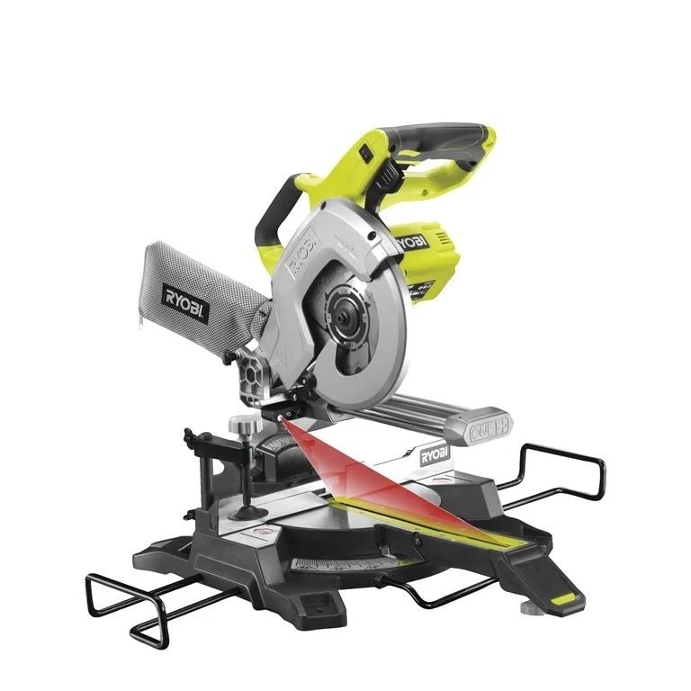 Ryobi Cordless Mitre Saw 18 V 216 mm - precise cutting
