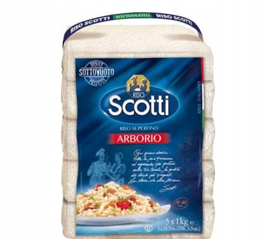 Riso Scotti Risotto Rice 5 kg - perfect for Italian dishes