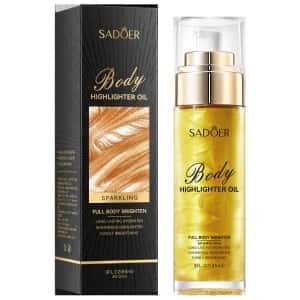SADOER Cream Highlighter Gold 85 ml - for radiant skin