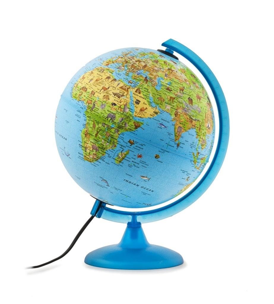 Nova Rico Safari - Physical globe illuminated 25 cm - ideal for learning