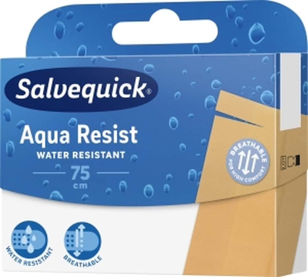 Salvequick Aqua Resist - Waterproof plaster roll 75 cm