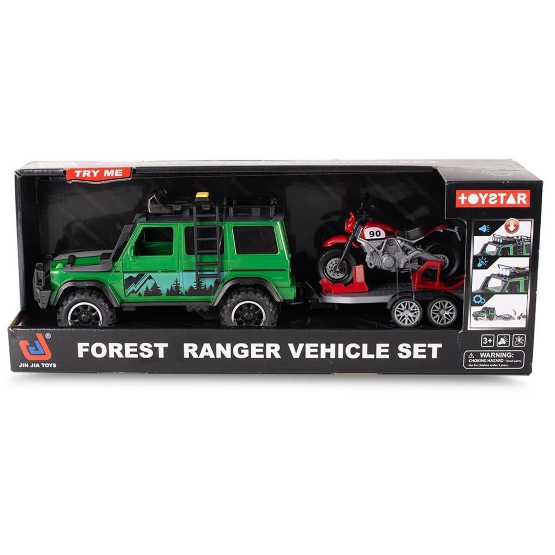 Świat Dziecka Off-road vehicle with motorcycle - perfect gift for motorsport fans