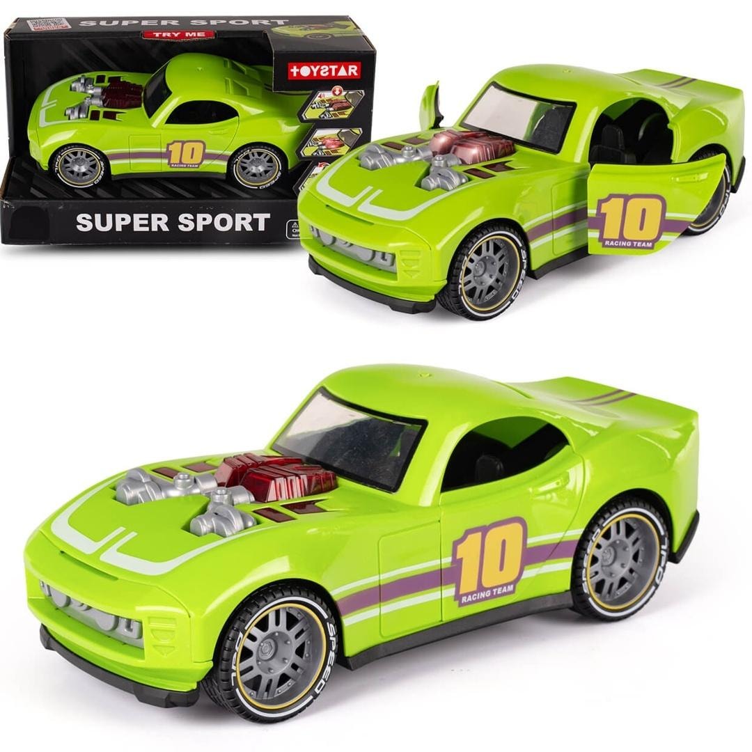 Racing car with light and sound - perfect gift for a child