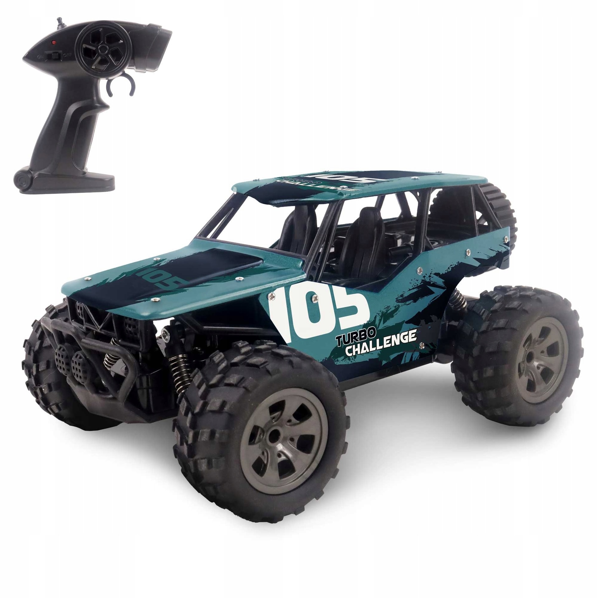 Turbo Challenge Wild Racer 1:18 - Remote controlled car for little racers