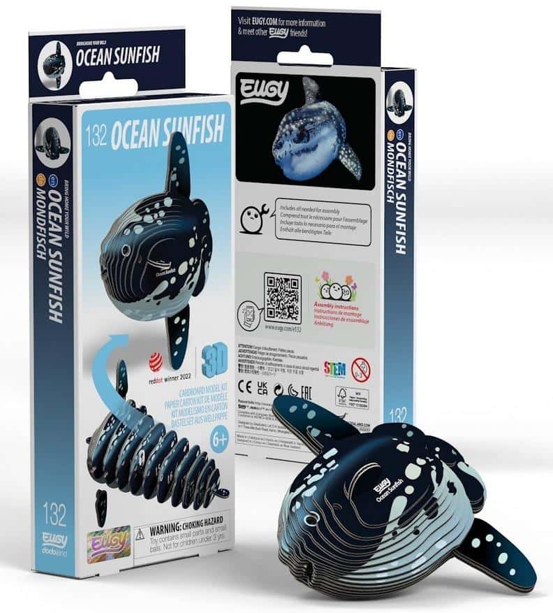 Eugy Sunfish Eco 3D Puzzle - educational toy for self-assembly