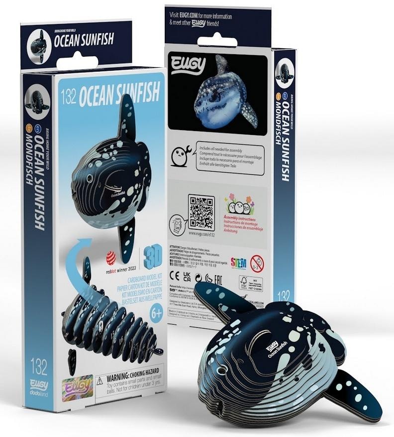 Eugy Sunfish Eco 3D Puzzle - educational toy for self-assembly