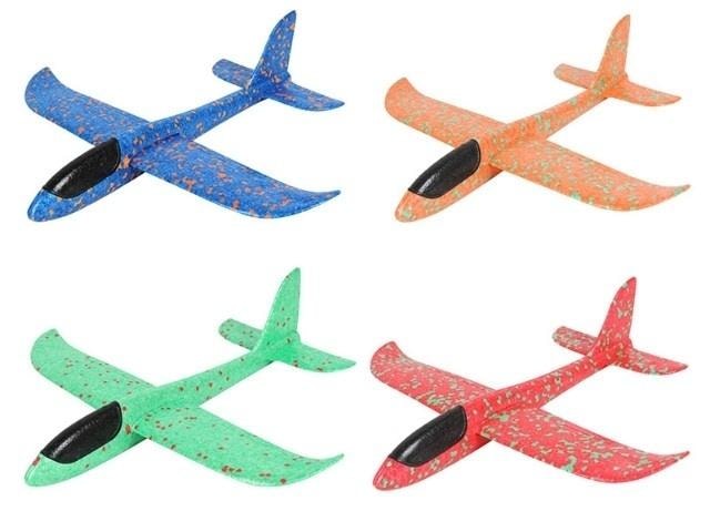 Styrofoam glider airplane 48cm - perfect as a gift