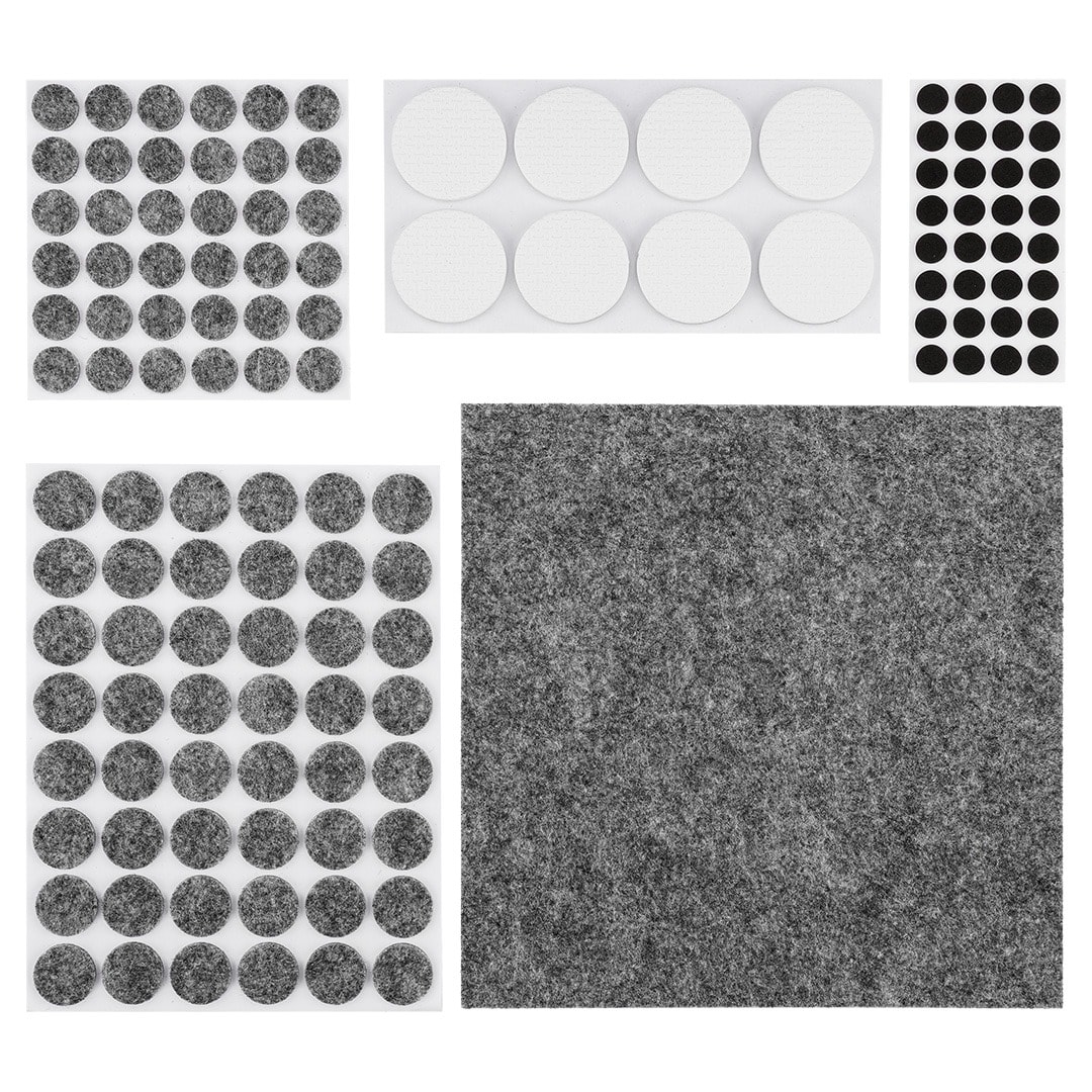 NEO TOOLS Self-adhesive felt and EVA foam pads, mix 125 pieces