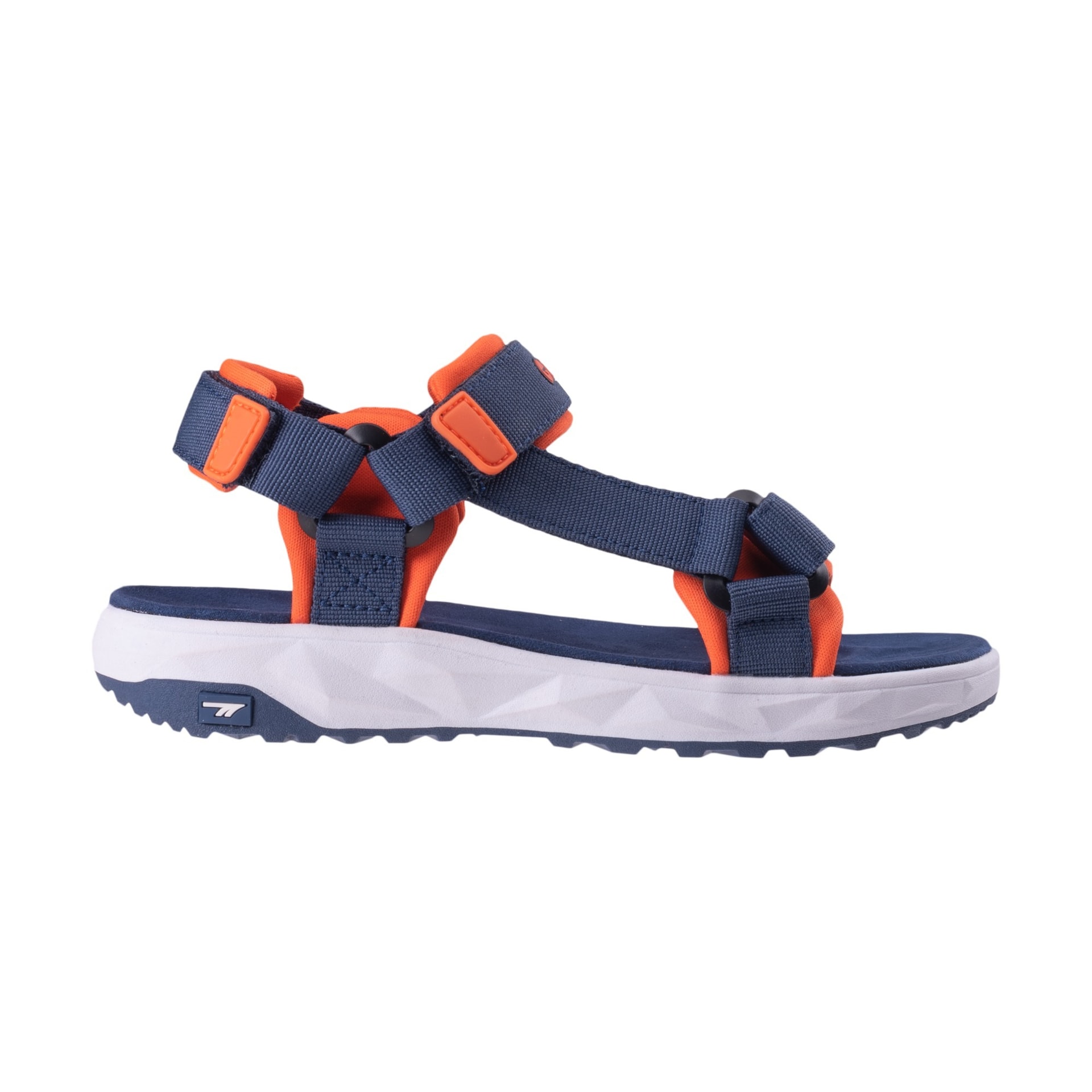Farias Torec JRB - Children's Sandals Navy/Orange Size 35