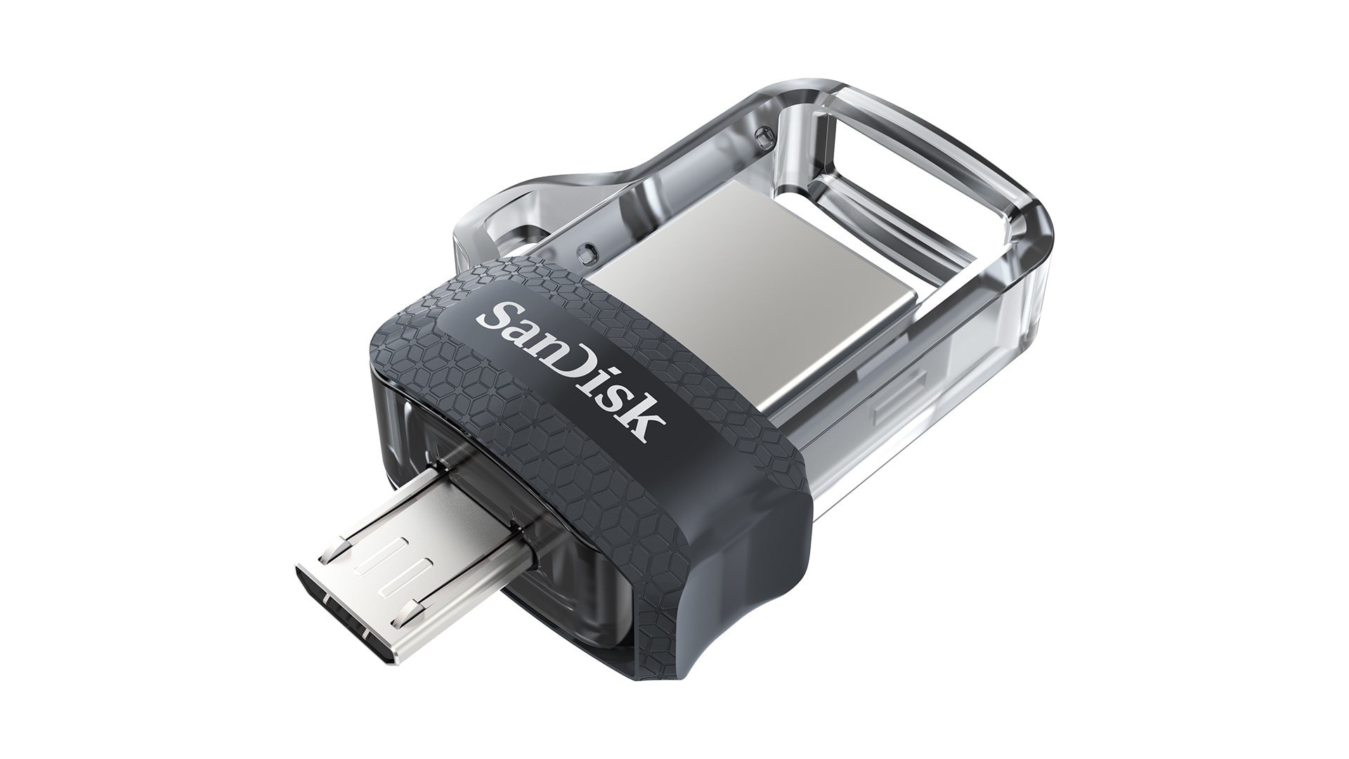 SanDisk Ultra Dual Drive M3.0 - 32GB microUSB, USB 3.0 gray