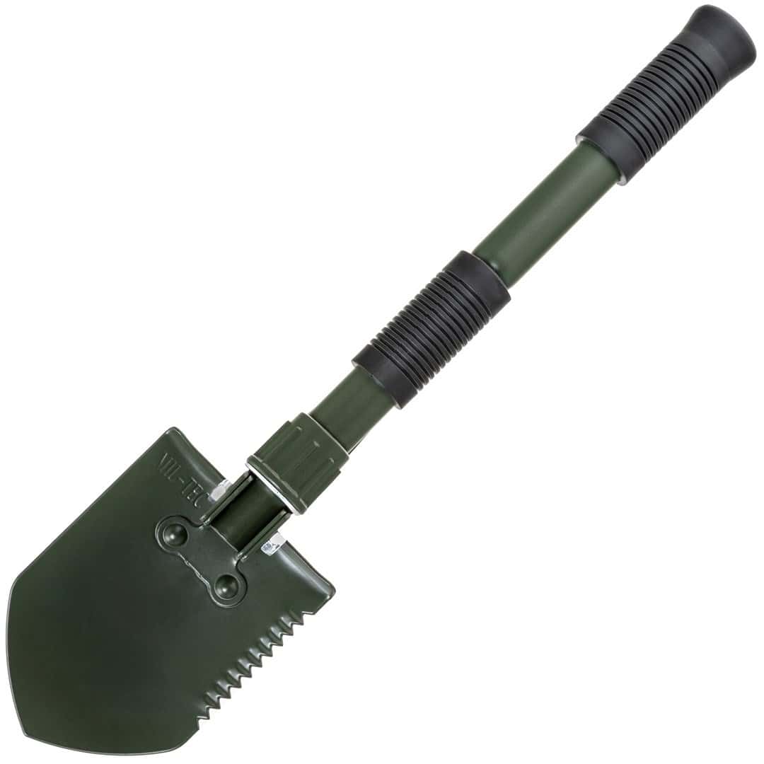 Mil-Tec Folding Shovel Type Mini II - Green - Reliable tool in the field