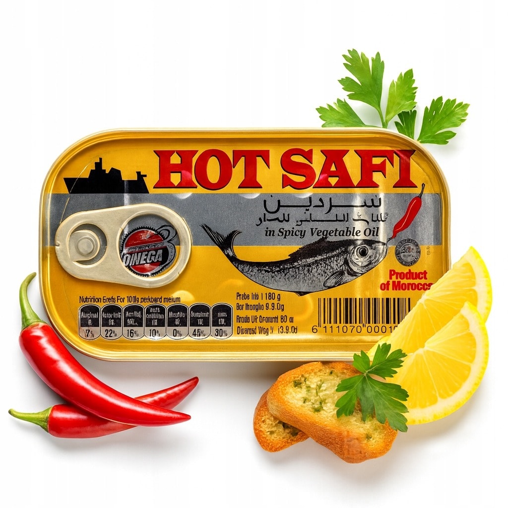 MK.SAFI Sardines in Chili Oil 125 g - spicy snack