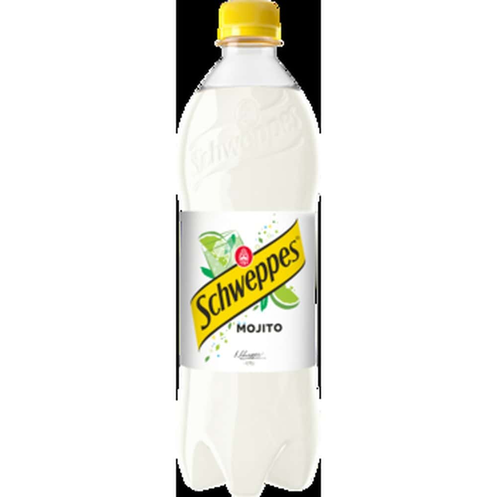 Schweppes Mojito - Refreshing carbonated drink with lime and mint flavor 850 ml