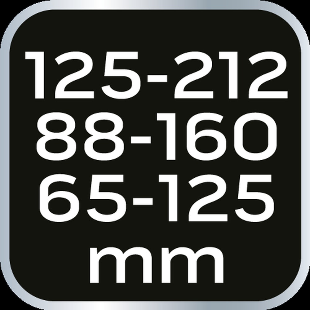 Spring compressor set with interchangeable heads - essential in every workshop